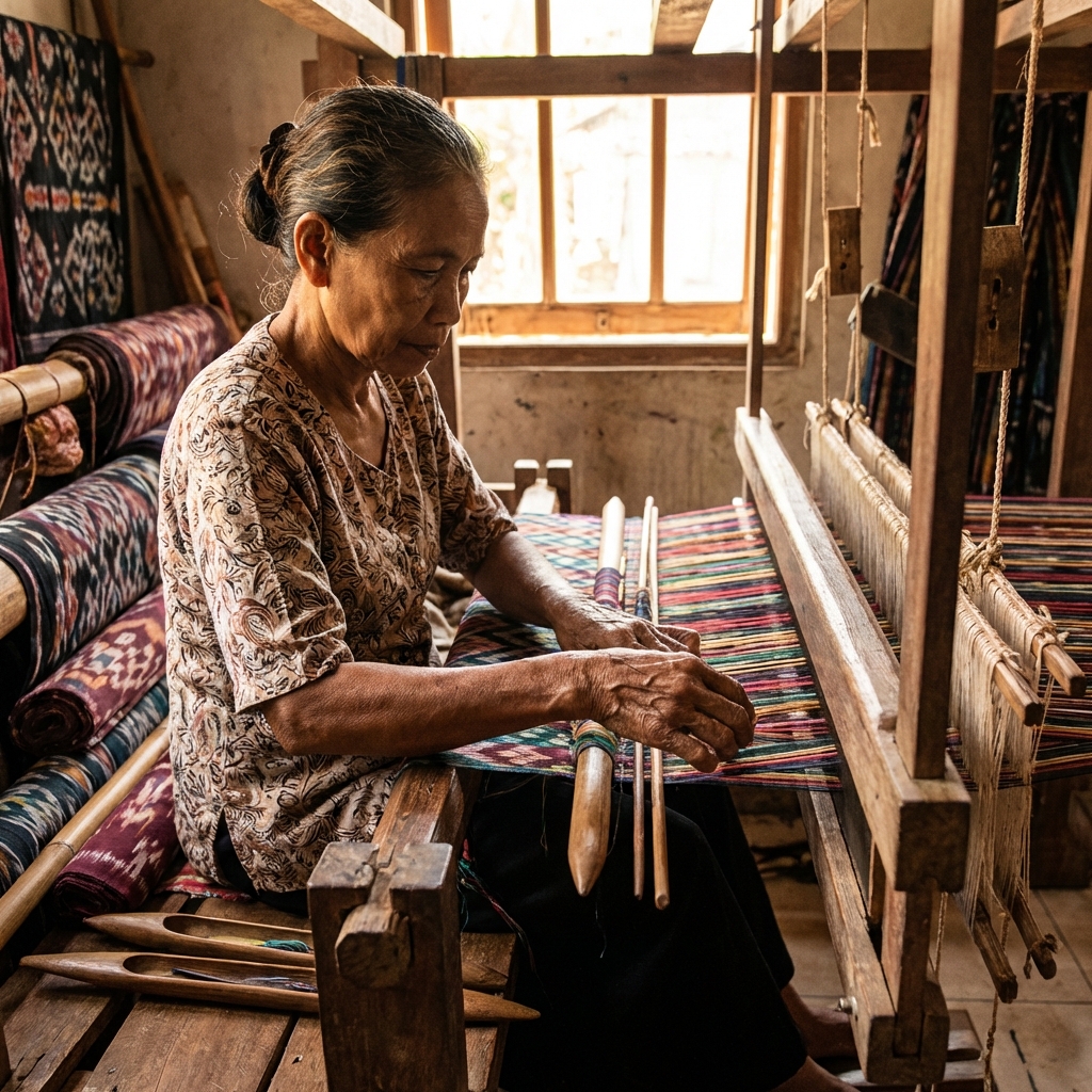 Pengrajin Tenun Indonesia