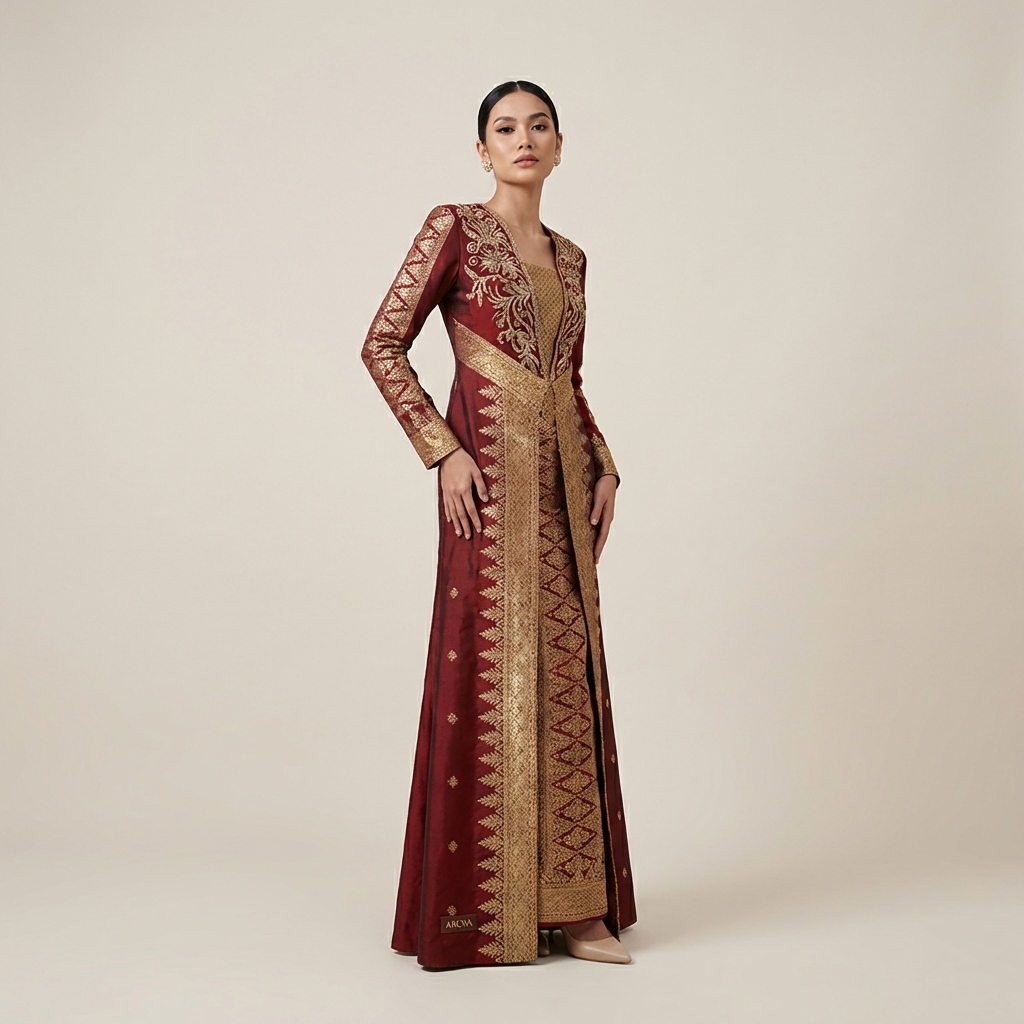 Model wearing KALA Wastra